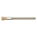 3/8 in W Utility Brush, Medium, 4 1/2 in L Handle, 7/16 in L Brush, Brown, Steel