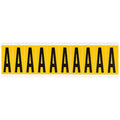 Letter Label, A, 2-1/4in.Hx7/8in.W, Vinyl