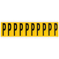 Letter Label, P, 2-1/4in.Hx7/8in.W