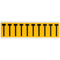 Letter Label, T, 2-1/4in.Hx7/8in.W, Vinyl