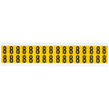 Number Label, 8, 3/4in.Hx9/16in.W, Vinyl