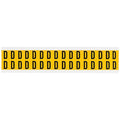 Letter Label, D, 3/4in.Hx9/16in.W, Vinyl