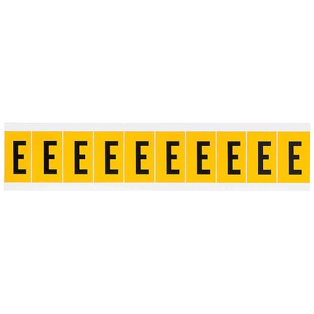 Letter Label, E, 1-1/2in.Hx7/8in.W