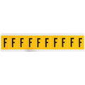 Letter Label, F, 1-1/2in.Hx7/8in.W, Vinyl