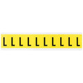 LetterLabel, Vinyl, 1-1/2inH, 7/8inW