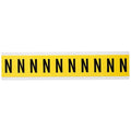 Letter Label, N, 1-1/2in.Hx7/8in.W