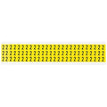 Number Label, 2, 1/2in.Hx11/32in.W, Vinyl