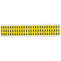 Letter Label, A, 1/2in.Hx11/32in.W, Vinyl