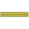 Letter Label, B, 1/2in.Hx11/32in.W, Vinyl