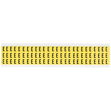 Letter Label, E, 1/2in.Hx11/32in.W, Vinyl