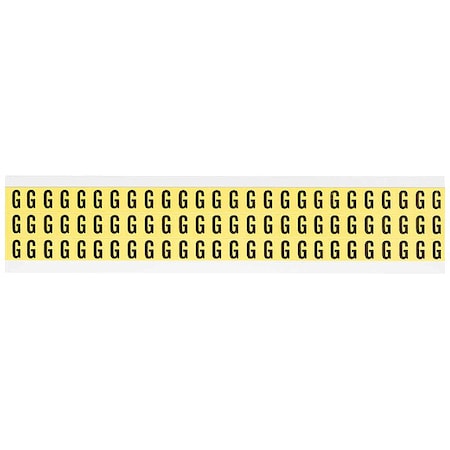 Letter Label, G, 1/2in.Hx11/32in.W, Vinyl