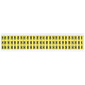 Letter Label, H, 1/2in.Hx11/32in.W, Vinyl