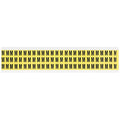 Letter Label, M, 1/2in.Hx11/32in.W, Vinyl
