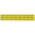 Letter Label, O, 1/2in.Hx11/32in.W, Vinyl