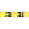 Letter Label, Z, 1/2in.Hx11/32in.W, Vinyl
