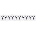 LetterLabel, Vinyl, 1-1/2inH, 1-1/8inW, PK10