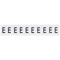 Letter Label, Character E, 1-1/2 In. H, PK10