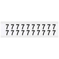 Number Label, 7, 3/4in.Hx21/32in.W, Vinyl