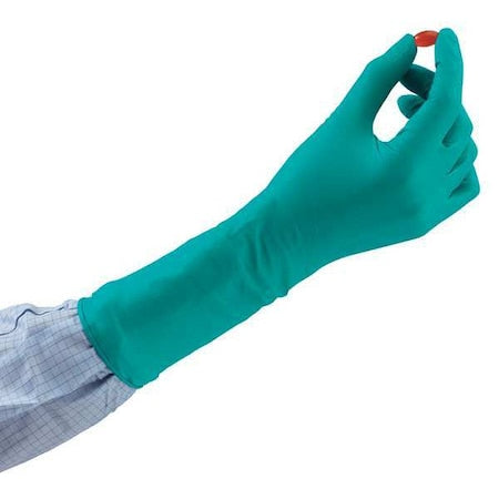 TouchNTuff 93-300, Disposable Gloves, 5.1 mil Palm, Nitrile, Powder-Free, M, 1000 PK, Green