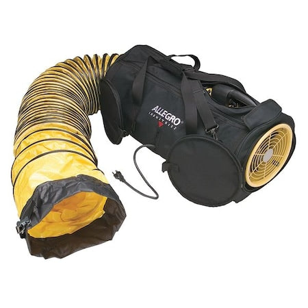 Confined Space Blower, Black/Yellow, 15" W