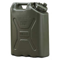 Water Container, 5 gal Capacity, 18 51/64 in H, 13 45/64 in L, 6 51/64 in W, Green