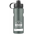 Water Bottle, 34 oz, Gray, BPA Free