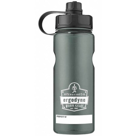 Water Bottle, 34 oz, Gray, BPA Free