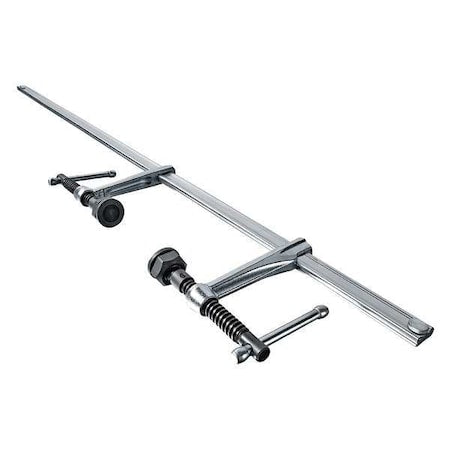 60" Bar Clamp, Wood Handle and 4 3/4 in Throat Depth