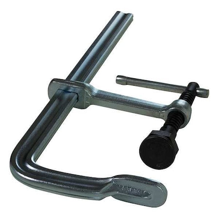 18 in Bar Clamp, Steel Handle and 4 3/4 in Throat Depth