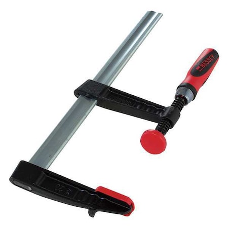 16 in Bar Clamp, Composite Plastic Handle and 4 in Throat Depth
