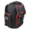 Tool Backpack, Black, Polyester, 19 Pockets
