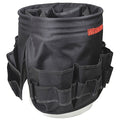 Bucket Tool Organizer, Black, Polyester, 55 Pockets