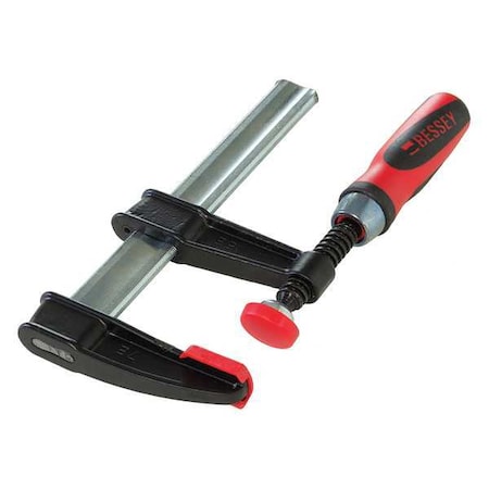 6 in Bar Clamp, Composite Plastic Handle and 2 1/2 in Throat Depth
