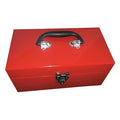 WESTWARD Tool Box, Steel, Red, 11 in W x 6-1/2 in D x 5-1/2 in H