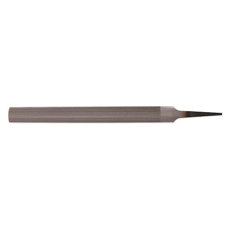10" Half Round Double Cut Bastard File with Ergonomic Handle - Carded