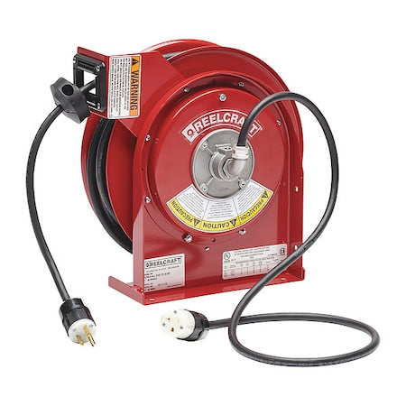 Retractable Cord Reel with 45 ft. Cord 1-Outlet 12/3