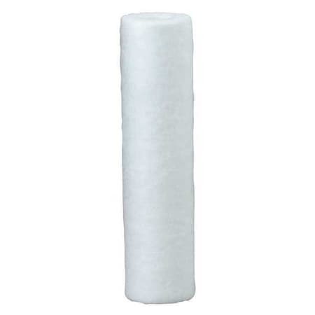 Solid Filter Cartridge, 5 gpm, 5 Micron, 2.38" O.D., 9 7/8 in H