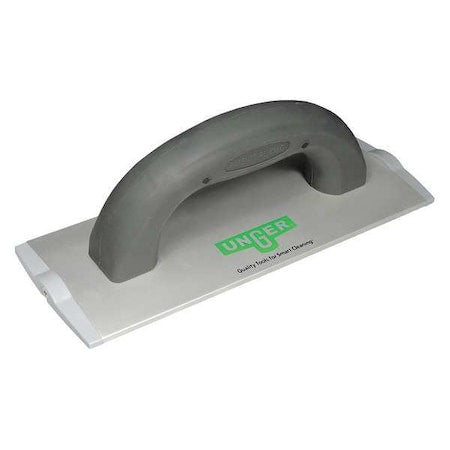 8" Hook-and-Loop Pad Holder, Silver, Aluminum