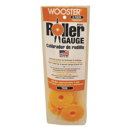 Roller Gauge, 6 PK
