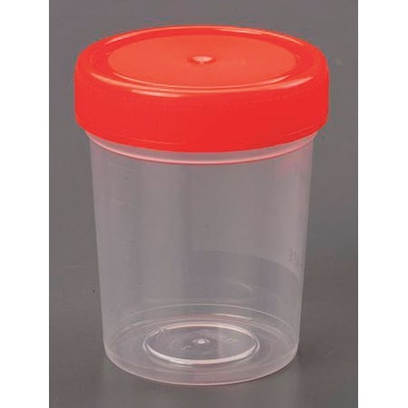 Specimen Container, w/ Lid, 4 Oz, PK280
