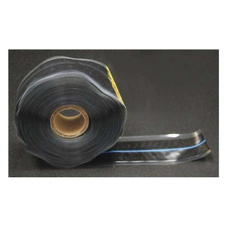 Repair Tape, Silicone, Black/Blue, 12 yd L