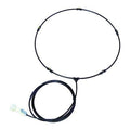 Misting Ring Kit, 22 in Blade Dia, Polyethylene, Black