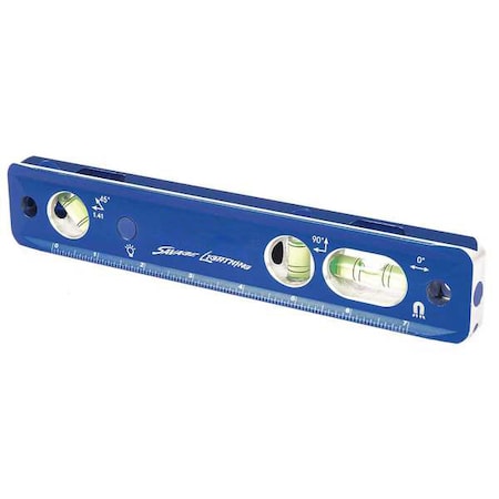 Torpedo Level, Aluminum, Bubble, Anodized