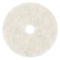 Burnishing Pad, 17 In, White, PK5