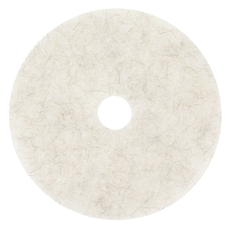 Burnishing Pad, 27 In, White, PK5