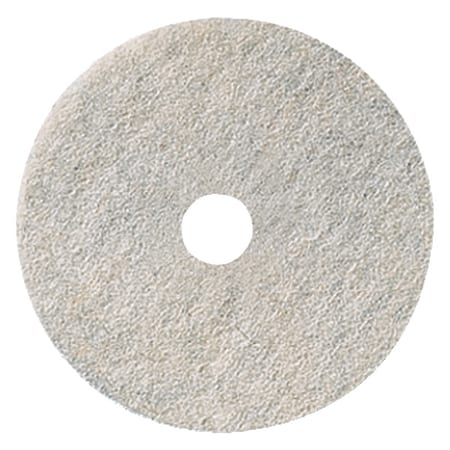 Burnishing Pad, 27", Natural White, PK5