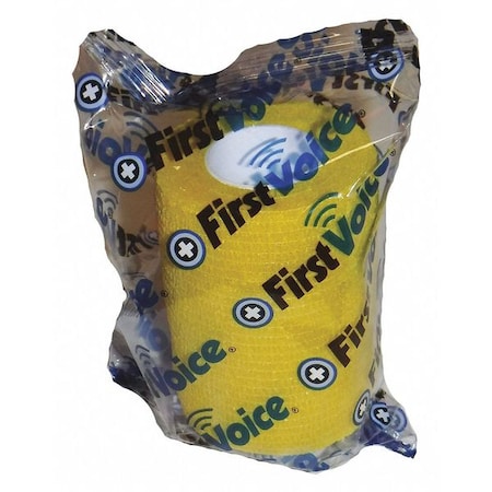 Self-Adhesive Bandage, 3" x 5yds, Yellow