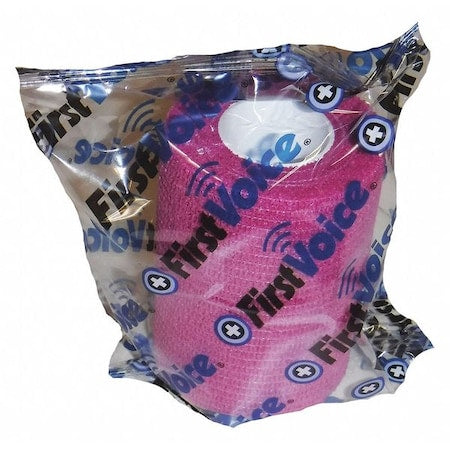 Self-Adhesive Bandage, 3" x 5yds (4-Pack), Bright Pink