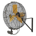 Standard-Duty Industrial Fan, Variable Speeds, Black, Controller, Mount