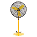 Standard-Duty Industrial Fan, Variable Speeds, Black, Controller, Mount
